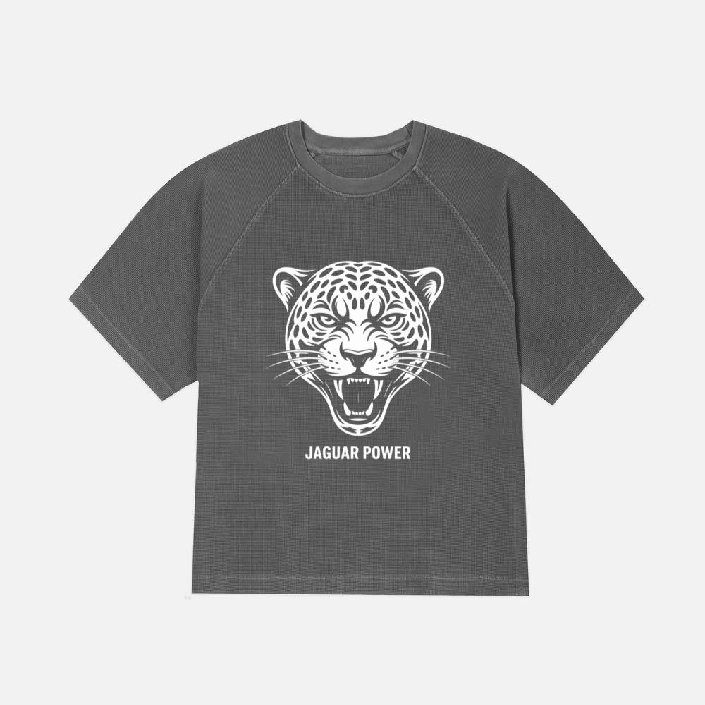 Jaguar Power Wild Animal Graphic T-Shirt