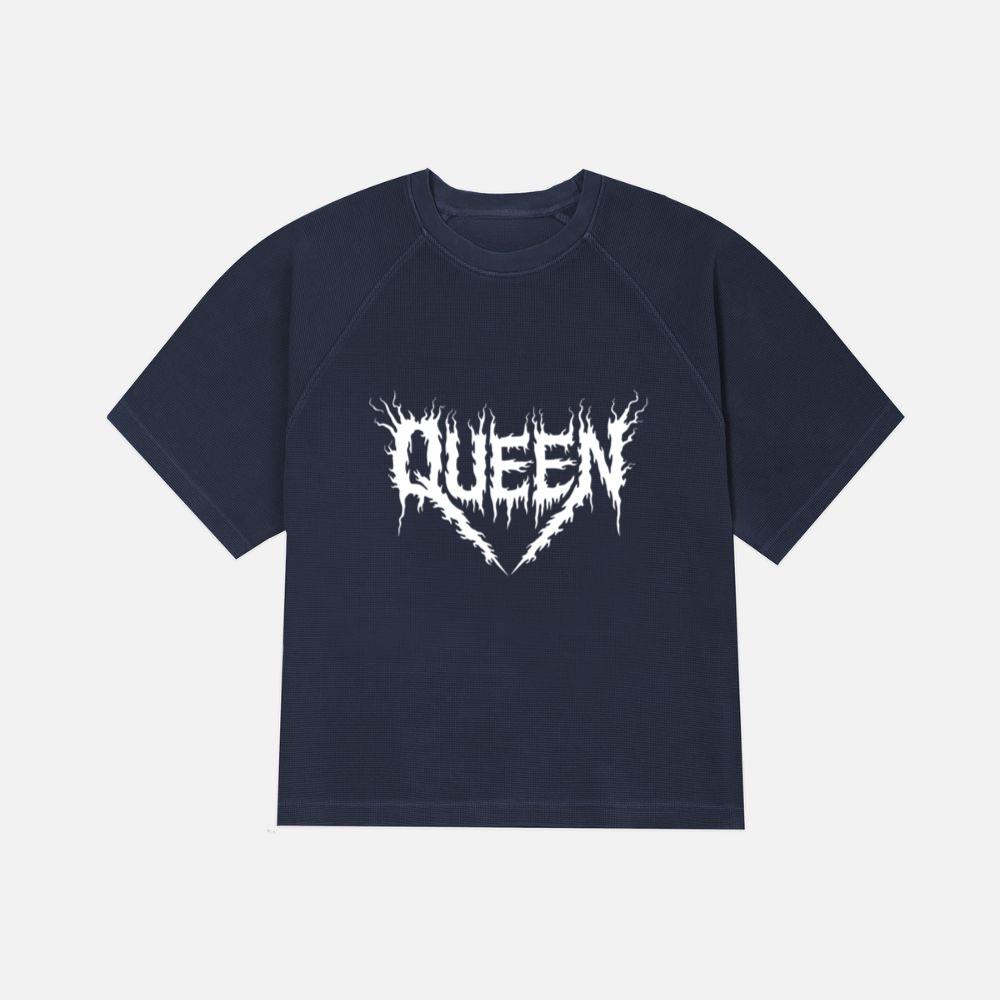 Queen Gothic Typography Design T-Shirt - Image 3