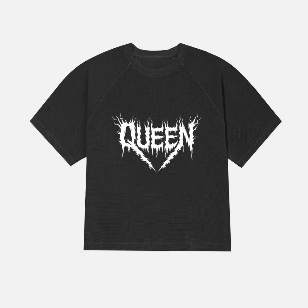 Queen Gothic Typography Design T-Shirt - Image 2