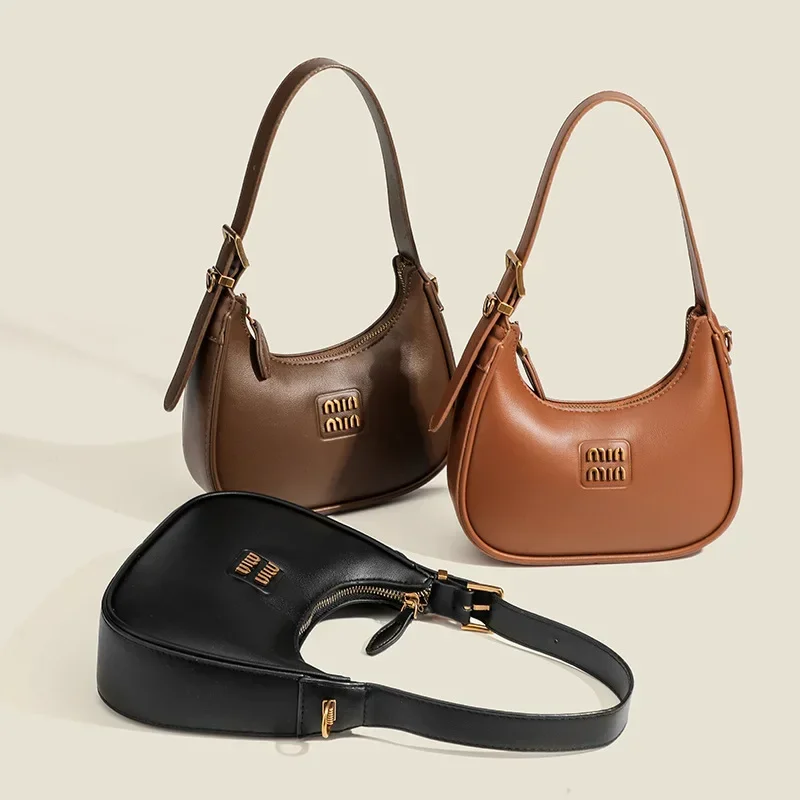 2025 Fashion Underarm Bag Top-handle Bags Women's 2025 New Arrival Casual Dumpling Bag Classyretro Shoulder Crossbody Bag