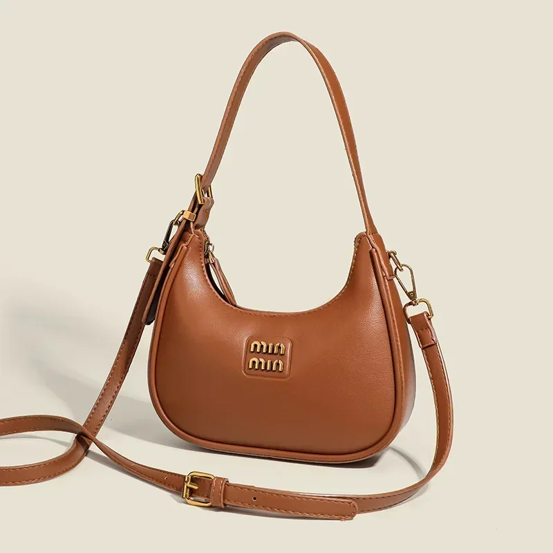 2025 Fashion Underarm Bag Top-handle Bags Women's 2025 New Arrival Casual Dumpling Bag Classyretro Shoulder Crossbody Bag - Image 2